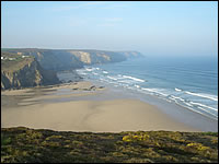 One of the many beaches near the enginehouse cottages